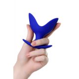Расширяющая анальная пробка ToDo By Toyfa Bloom, силикон, синяя, 9,5 см, ø 7 см