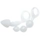 Сет из 2 анальных пробок Bottoms Up® Butt Silicone Anal Toy 