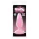 NS Novelties Firefly Pleasure Plug Medium - крупная анальная пробка светящаяся в темноте, 12,7х3,8 см (голубой)