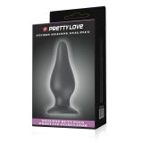 Анальна пробка - Pretty Love Sturdy Silicone Anal Plug Black