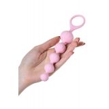 Набор анальных бус Satisfyer Beads Colored, силикон , макс. диаметр 3,3см и 3,5см