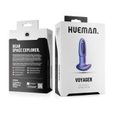 Анальна пробка з віброязичком Hueman - Voyager Butt Plug With Tapping