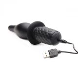 The Drop 10x Silicone Vibrating Thruster - анальный вибратор с рукояткой, 19.7х4 см.