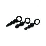 Набор анальных игрушек Satisfyer Plugs black (set of 3) (помята упаковка)