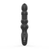 Анальный вибратор с пульсацией Loviss Thor Thrusting Anal Plug, 2 мотора