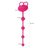 Анальний стимулятор - 10" Silicone Frog Anal Beads