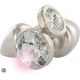 Анальна пробка із стразом Diogol ANNI round stainless steel 35мм