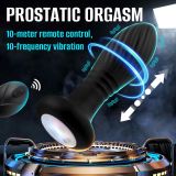 Анальна пробка - Thrusting Anal Plug Black