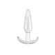 Анальный стимулятор Jelly Rancher T-Plug Smooth 8х3 см. (прозрачный)