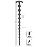 Анальний ланцюжок - Black Velvets Anal Beads Silicone