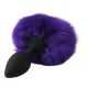 Анальна пробка Sportsheets - Midnight Silicone Bunny Plug