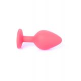 Анальна пробка - Jewellery Silicone Red Plug M Blue