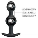 Анальна пробка - Pretty Love Special Anal Stimulation Anal Balls 4.05" Black