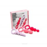 Satisfyer Plugs set of 3 набор анальных пробок, 3 шт (разноцветный)