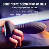Анальна пробка - Thrusting Anal Plug Black