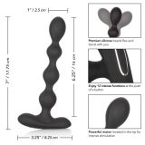 CalExotics Eclipse Slender Beads анальні намиста з вібрацією, 16х2, 5 см