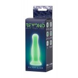 Анальная втулка светящаяся в темноте Beyond By Toyfa Victor Glow, водонепроницаемая, силикон