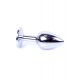 Анальна пробка - Jewellery Silver Plug Red