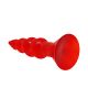 Анальна пробка - Butt Plug PVC, червона