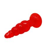 Анальна пробка - Butt Plug PVC, червона