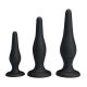 Анальні пробки - Pretty Love Begginer's Mini Anal Kit Black