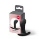 Анальна пробка Fun Factory BOOTIE S Black, діаметр 2,8 см, тонкий обмежувач Анальна пробка Fun Factory BOOTIE S Black, діаметр 2,8 см, тонкий обмежувач