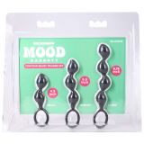Набір анальних іграшок Doc Johnson Mood Naughty Contour Beads Trainer Set