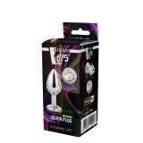 Анальна пробка - GLEAMING LOVE SILVER PLUG MEDIUM