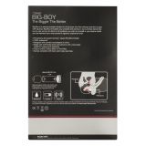 Вибромассажер простаты Rocks Off Big-Boy Black, массаж промежности, макс диаметр 4,5см