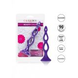 CalExotic Booty Call Silicone Triple Probe - тройная полая анальная пробка, 10,25х3,25 см (розовый)