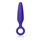 Анальная вибро-пробка Booty Call Booty Glider, 9,5Х2,5 см (розовый)