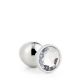 Анальна пробка - GLEAMING LOVE SILVER PLUG MEDIUM