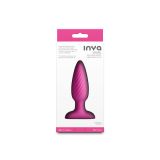 Анальная пробка с вибрацией NS Novelties INYA - Swirl - Pink