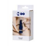 Анальна пробка ToDo By Toyfa Сlassic, розмір S, силікон, синя, 10 см, ø 3 см