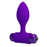 Анальна пробка - Pretty Love Vibra Butt Plug Purple Анальна пробка - Pretty Love Vibra Butt Plug Purple