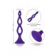 CalExotic Booty Call Silicone Triple Probe - тройная полая анальная пробка, 10,25х3,25 см (розовый)