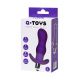 Анальная пробка с вибрацией A-Toys By Toyfa размера L, влагостойкая, силикон, фиолетовая, 14 см