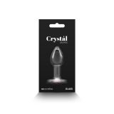 Скляна анальна пробка NS Novelties Crystal - Desires - Red Heart - Small