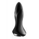 Анальная смарт вибропробка с жемчужным массажем Satisfyer Rotator Plug 1+ Black