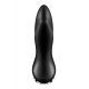 Анальная смарт вибропробка с жемчужным массажем Satisfyer Rotator Plug 1+ Black