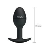 Анальна пробка - Pretty Love silicone Anal Plug Black Анальна пробка - Pretty Love silicone Anal Plug Black