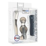 Анальная вибропробка с эрекционным кольцом Power Vibr. Plug & Penisring, 9х4 см