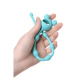 Анальний ланцюжок ToDo By Toyfa Froggy, силікон, м'ятний, 27,4 см, ø 1,4 см