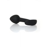 Анальна пробка - Silicone Black Curved Plug L