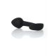 Анальна пробка - Silicone Black Curved Plug L