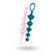 Satisfyer Beads Silicone - анальные шарики, 20.5х3.4 см (разноцветный)