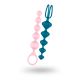 Satisfyer Beads Silicone - анальные шарики, 20.5х3.4 см (разноцветный)