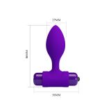 Анальна пробка - Pretty Love Vibra Butt Plug Purple Анальна пробка - Pretty Love Vibra Butt Plug Purple