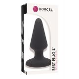 Анальна пробка Dorcel Best Plug L м'який soft-touch силікон, макс. діаметр 5,1 см