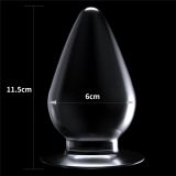 Анальна пробка - Flawless Clear Anal Plug 4.5" Clear